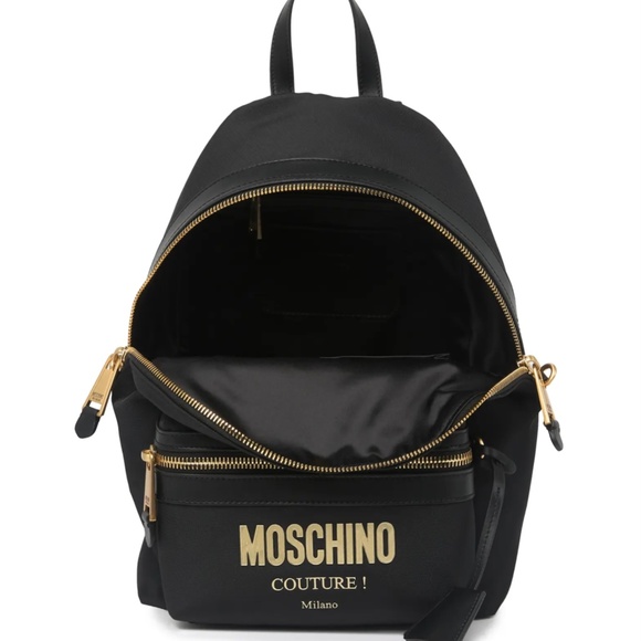 Moschino Logo Print Backpack
